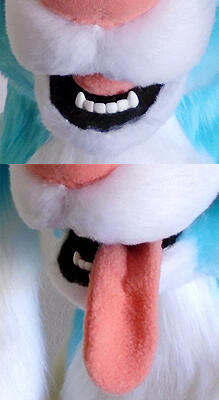Changeable tongues, $30 per - Different tongue styles are available using magnets. Long or short, different colors, etc